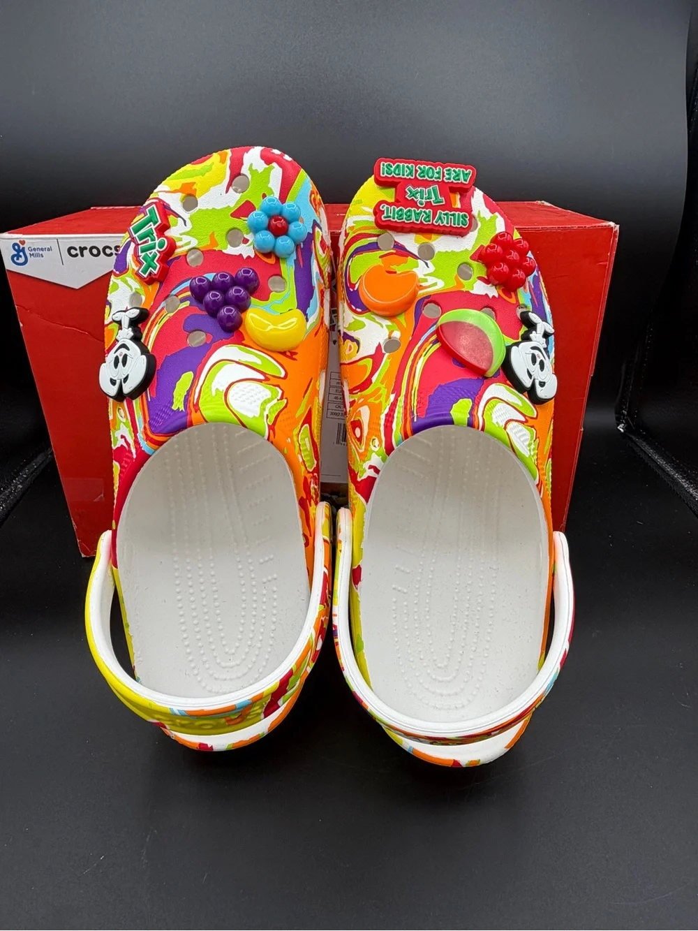 Crocs Classic Clog - Trix Limited Edition Neon Multi New in special box 12 M